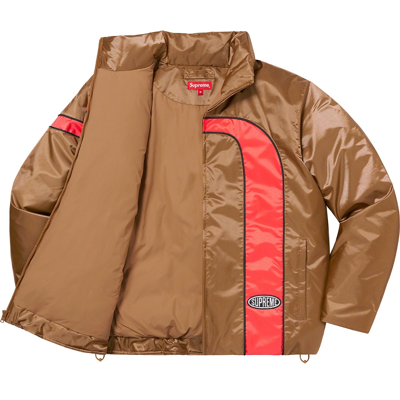 Stripe Puffer Jacket view 7
